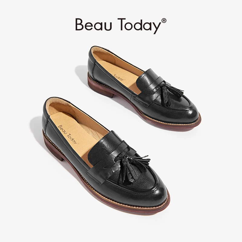 Women Loafers Genuine Sheepskin Leater Waxing Pointed Toe Tassel Decoration Slip On Autumn Ladies Shoes Handmade BeauToday 27075
Women Loafers Genuine Sheepskin Leater Waxing Pointed Toe Tassel Decoration Slip On Autumn Ladies Shoes Handmade BeauToday 27075