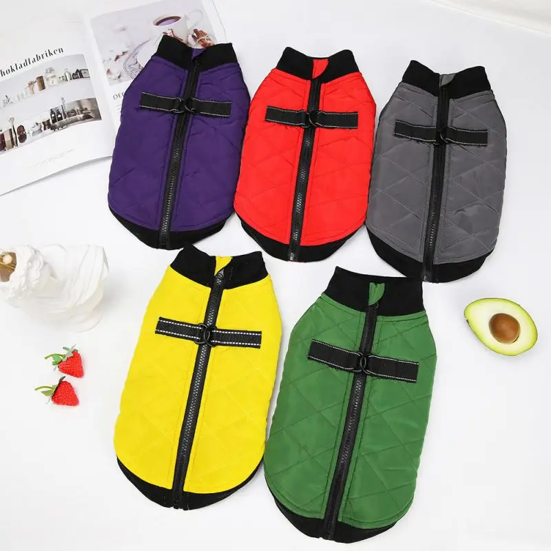 Pet Dog Jacket With Pull buckle Winter Warm Dog Clothes For Small Medium Dog Coat Vest Chihuahua French Bulldog Outfits
Pet Dog Jacket With Pull buckle Winter Warm Dog Clothes For Small Medium Dog Coat Vest Chihuahua French Bulldog Outfits
