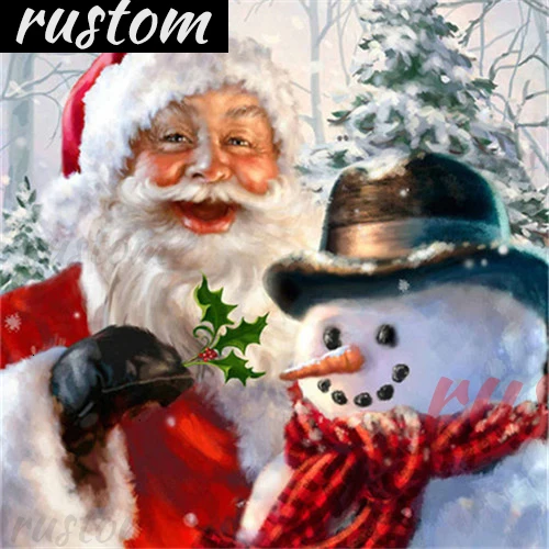Full Drill Square 5d Diamond Painting Santa Claus Snowman painting Diamond Embroidery Rhinestone Mosaic Christmas Decoration
Full Drill Square 5d Diamond Painting Santa Claus Snowman painting Diamond Embroidery Rhinestone Mosaic Christmas Decoration