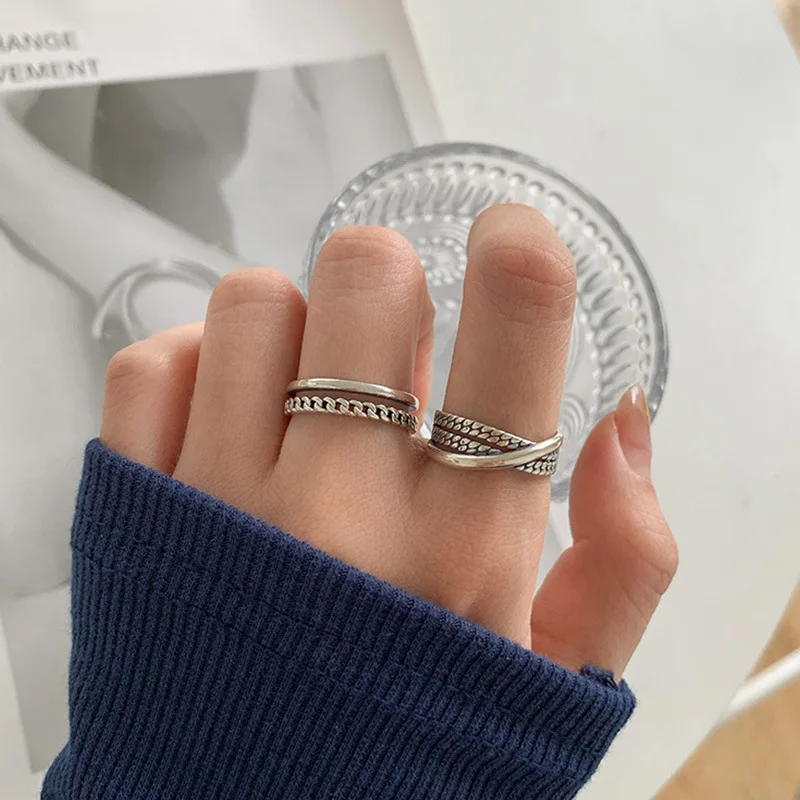 Woman Ring S925 Silver Retro Variety Tide Niche Design Personality Temperament Female Accessories Fashion Women Rings Jewelry
Woman Ring S925 Silver Retro Variety Tide Niche Design Personality Temperament Female Accessories Fashion Women Rings Jewelry