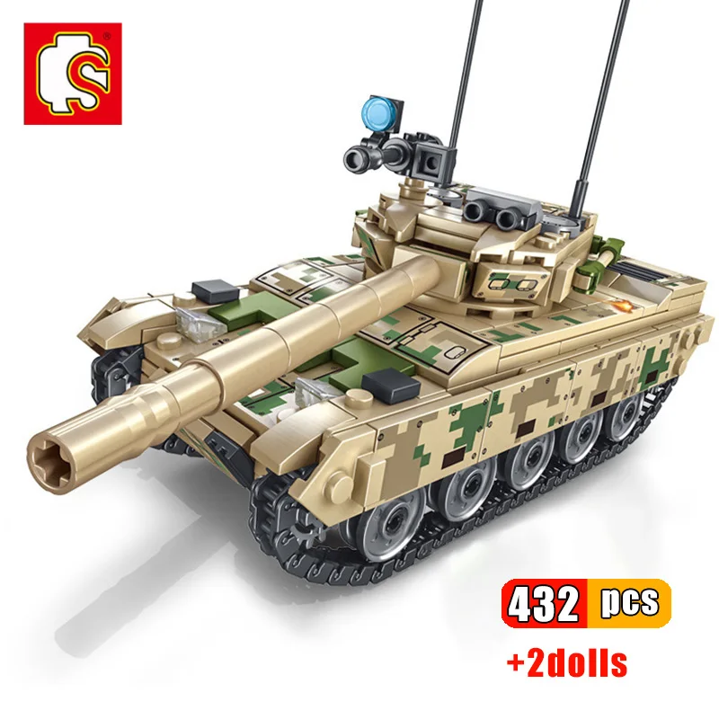 SEMBO 432 шт. модель основного танка военной столицы набор высокотехнологичных строительных блоков Вторая мировая война немецкое оружие Кирпи... 
SEMBO 432 шт. модель основного танка военной столицы набор высокотехнологичных строительных блоков Вторая мировая война немецкое оружие Кирпи...