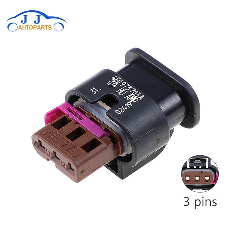 4H0973703 3Pin Car Waterproof Plug PDC Parking Sensor Plug Connector Socket Housing 3C0973203
4H0973703 3Pin Car Waterproof Plug PDC Parking Sensor Plug Connector Socket Housing 3C0973203