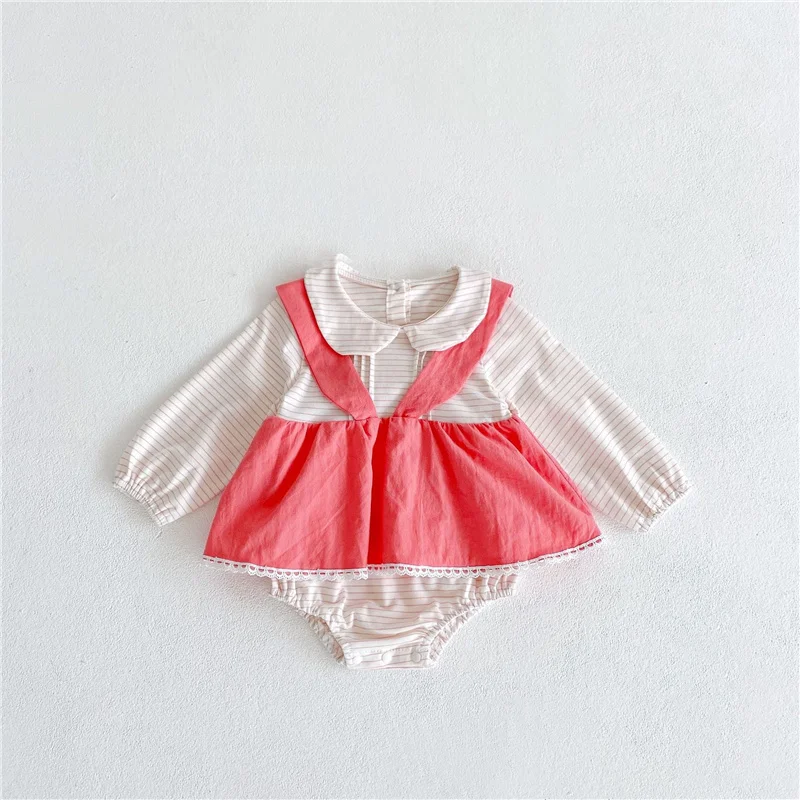 Autumn baby girls cotton patchwork long sleeve bodysuits ingfant cute casual back bowknot jumpsuits
Autumn baby girls cotton patchwork long sleeve bodysuits ingfant cute casual back bowknot jumpsuits