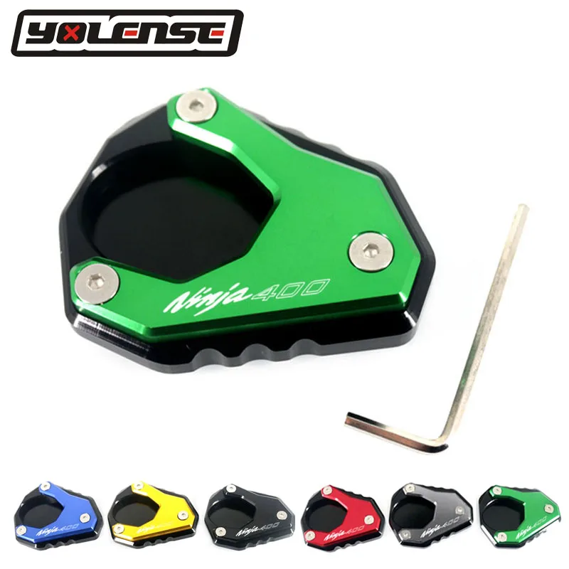 Motorbike Accessories Aluminum For Kawasaki NINJA400 Ninja 400 Z400 Motorcycle CNC Kickstand Side Stand Extension Plate Pad
Motorbike Accessories Aluminum For Kawasaki NINJA400 Ninja 400 Z400 Motorcycle CNC Kickstand Side Stand Extension Plate Pad