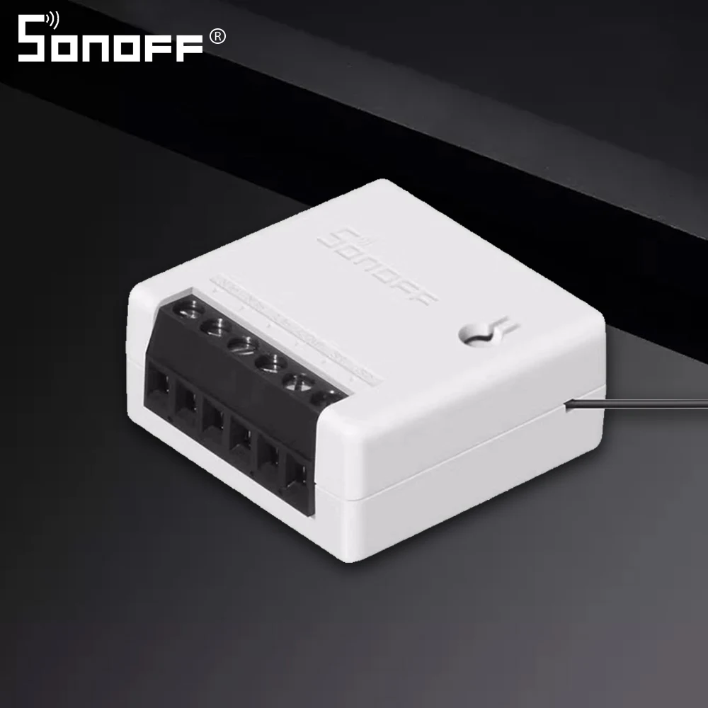 Умный двухсторонний мини переключатель SONOFF с поддержкой Wi Fi и дистанционным