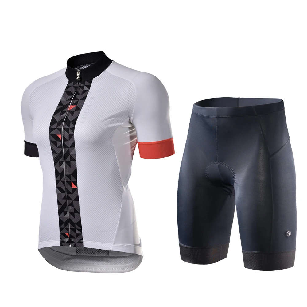 RION Summer Cycling Jersey Set Breathable Women Bicycle Clothing Short Sleeve Jersey Road Bike Bib Shorts Maillot Ciclismo RION Summer Cycling Jersey Set Breathable Women Bicycle Clothing Short Sleeve Jersey Road Bike Bib Shorts Maillot Ciclismo