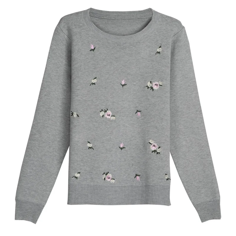 2020 Autumn Sweater Women Embroidery Knitted Winter Flower Sweater And Long Sleeve Pullover Female Loose Jumper Pull Femme R177
2020 Autumn Sweater Women Embroidery Knitted Winter Flower Sweater And Long Sleeve Pullover Female Loose Jumper Pull Femme R177