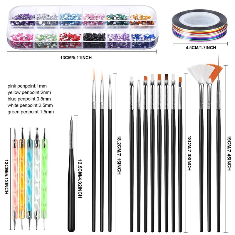Nail Brush For Manicure Gel Brush For Nail Art Ombre Brush For Gradient For Gel Nail Polish Painting Drawing Hot Sale
Nail Brush For Manicure Gel Brush For Nail Art Ombre Brush For Gradient For Gel Nail Polish Painting Drawing Hot Sale