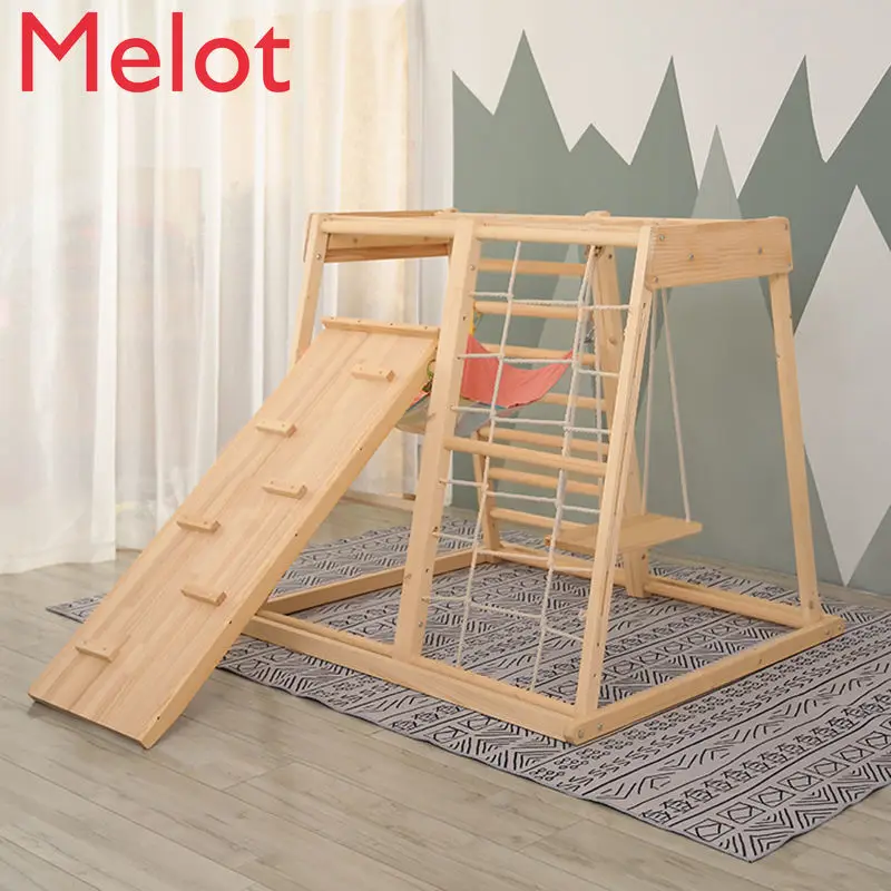 Solid Wood Kids' Slide Indoor Slide Baby Swing Combination Family Exercise Climbing Frame
Solid Wood Kids' Slide Indoor Slide Baby Swing Combination Family Exercise Climbing Frame