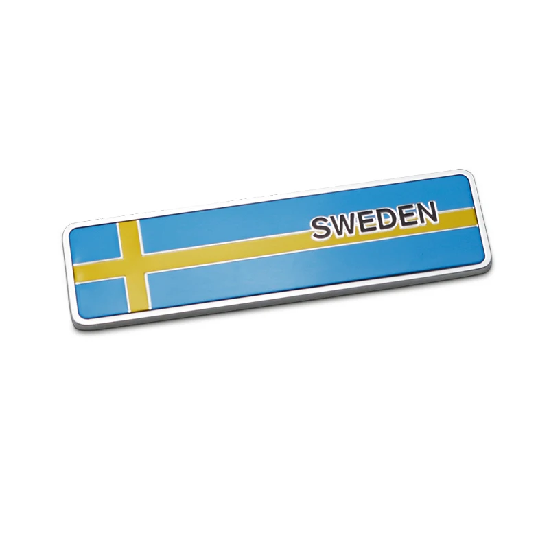 Car Styling Sweden National Flag 3D Chrome Metal Badge Sticker Emblem Decoration Auto Decal Window Trunk for BMW Audi Benze VW
Car Styling Sweden National Flag 3D Chrome Metal Badge Sticker Emblem Decoration Auto Decal Window Trunk for BMW Audi Benze VW