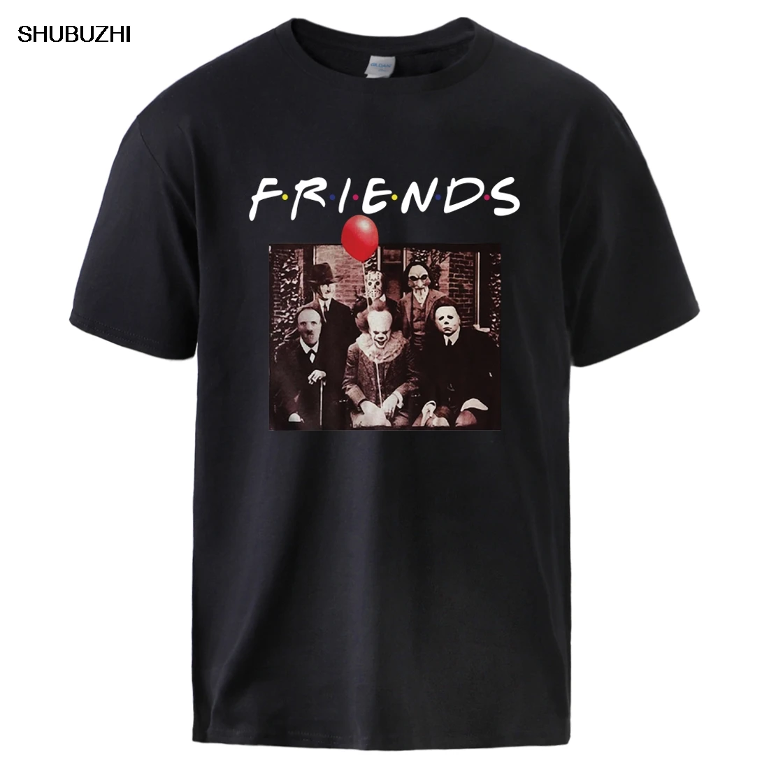 Friends Clown Horror Movie Tshirts Summer Short Sleeve Top Tee Cotton Tshirt shubuzhi New Arrival Male Loose Fit Tshirt Plus Top
Friends Clown Horror Movie Tshirts Summer Short Sleeve Top Tee Cotton Tshirt shubuzhi New Arrival Male Loose Fit Tshirt Plus Top