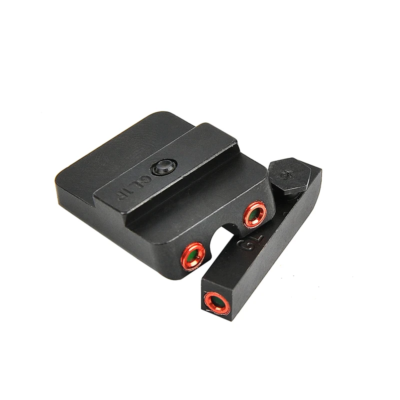 Real Red Green Fiber Front Sight / Rear Combat Glock Sight Black for Real Glock Standard Models17/17L /19/22/23/24/26/27/33/34/
Real Red Green Fiber Front Sight / Rear Combat Glock Sight Black for Real Glock Standard Models17/17L /19/22/23/24/26/27/33/34/