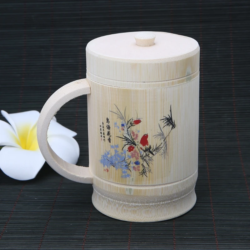 Traditional Chinese Painting Handmade Natural Bamboo Cup Lid Set For Tea Water #0622
Traditional Chinese Painting Handmade Natural Bamboo Cup Lid Set For Tea Water #0622