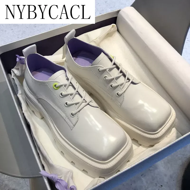 2022 Luxury Leather Women Boat Shoes Casual Thick Platform Women Loafers Vintage Square Head Women Dress Shoes Sapatos Femininos
2022 Luxury Leather Women Boat Shoes Casual Thick Platform Women Loafers Vintage Square Head Women Dress Shoes Sapatos Femininos