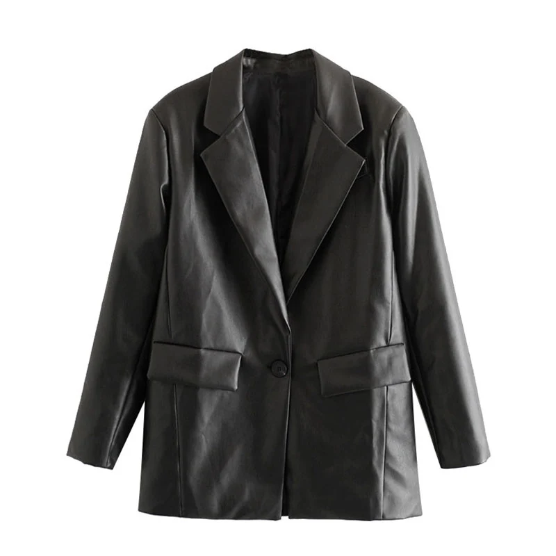 Women Fashion Blazer Coat Vintage Long Sleeve Flap Pockets Female Outerwear Chic Femme
Women Fashion Blazer Coat Vintage Long Sleeve Flap Pockets Female Outerwear Chic Femme