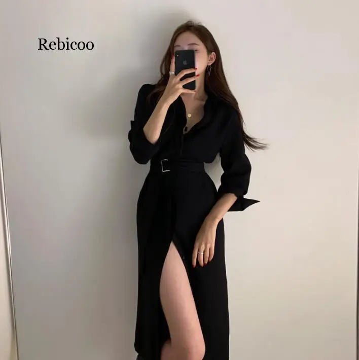 Women's 2020 Casual Short Sleeve Party Bodycon Sheath Belted Dress Slim fit Sexy long sleevesSplit party dress 
Women's 2020 Casual Short Sleeve Party Bodycon Sheath Belted Dress Slim fit Sexy long sleevesSplit party dress