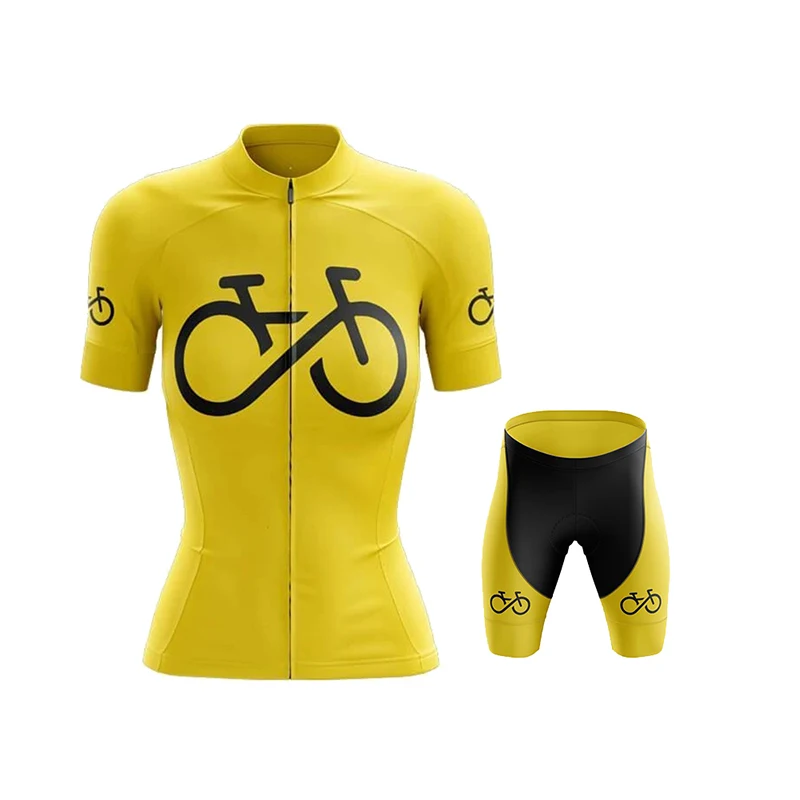 2021 New Women Summer Short Sleeve Cycling Jersey Set Girl Cycle Wear Bib Short Pants Ropa Ciclismo Outdoor Riding Bike Uniform
2021 New Women Summer Short Sleeve Cycling Jersey Set Girl Cycle Wear Bib Short Pants Ropa Ciclismo Outdoor Riding Bike Uniform