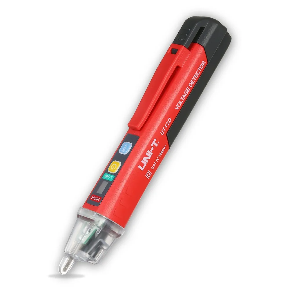 Portable Non-contact AC Voltage Tester Pen Shaped V~Alert Detector with Sound and Light Alarm and LED Flashlight
Portable Non-contact AC Voltage Tester Pen Shaped V~Alert Detector with Sound and Light Alarm and LED Flashlight