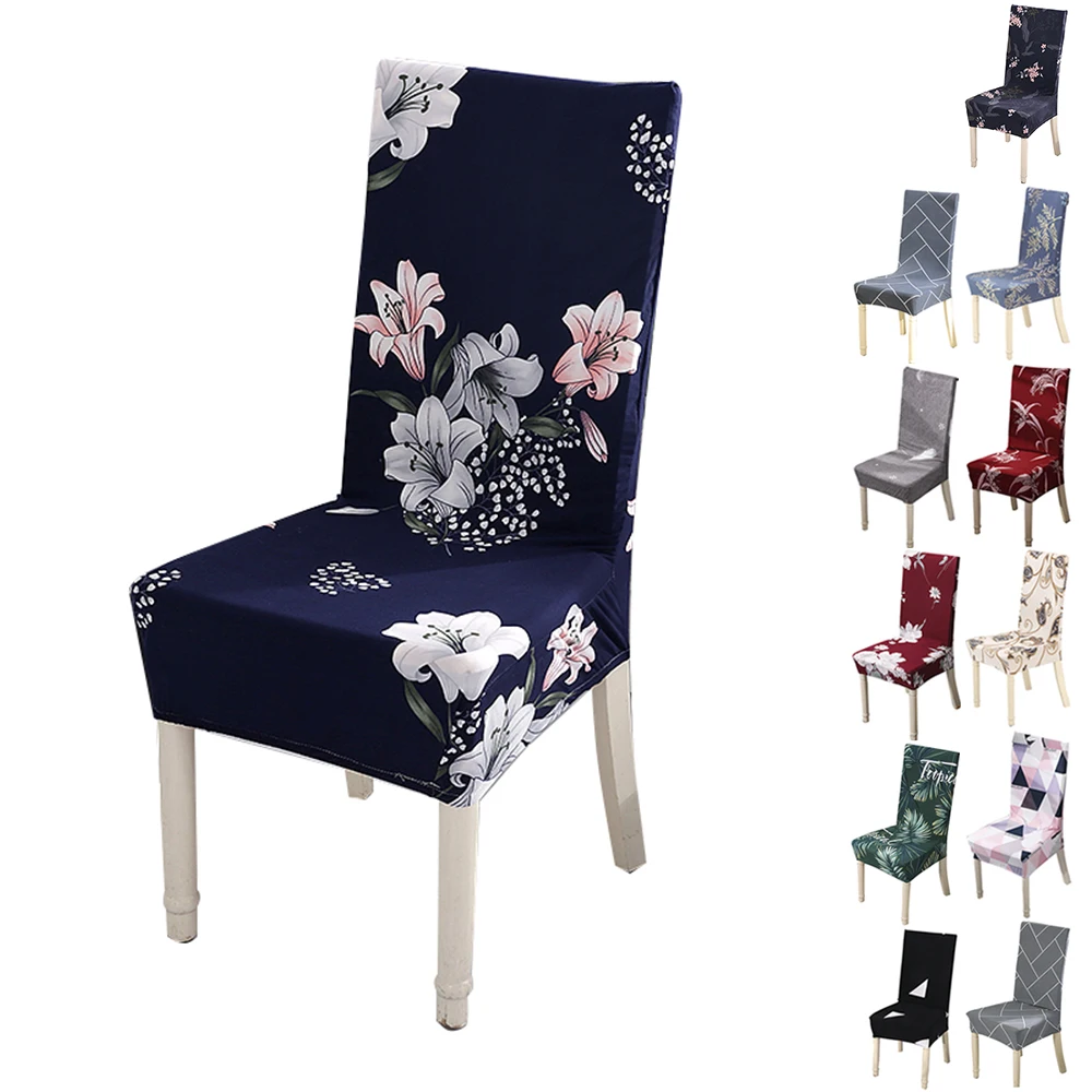 Цветочный принт спандекс эластичные чехлы на кресла Банкетный чехол для сиденья