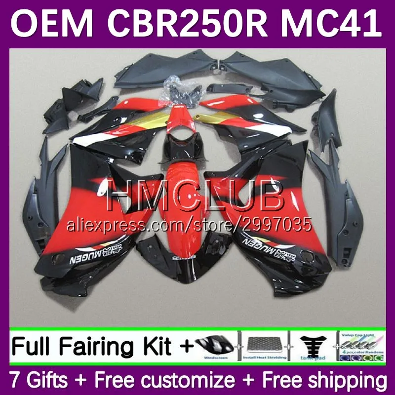 Injection OEM For HONDA CBR250R MC41 2011 2012 2013 2014 factory red 2015 30No.7 CBR250 CBR 250R 250 R 11 12 13 14 15 Fairing
Injection OEM For HONDA CBR250R MC41 2011 2012 2013 2014 factory red 2015 30No.7 CBR250 CBR 250R 250 R 11 12 13 14 15 Fairing