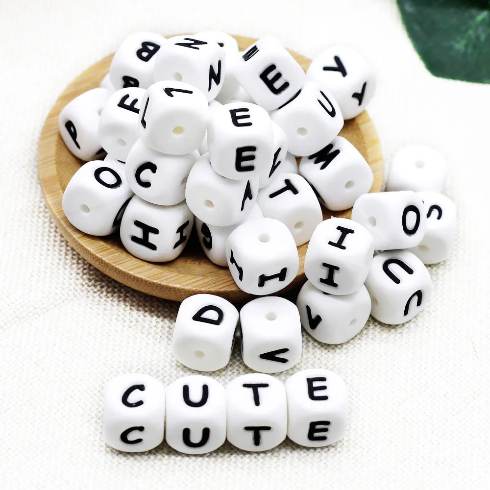 Cute-idea 1000pcs 12mm English Alphabet Silicone Letter Bead Rodent DIY Baby Teether Toy Necklace Food Grade Silicone Beads
Cute-idea 1000pcs 12mm English Alphabet Silicone Letter Bead Rodent DIY Baby Teether Toy Necklace Food Grade Silicone Beads
