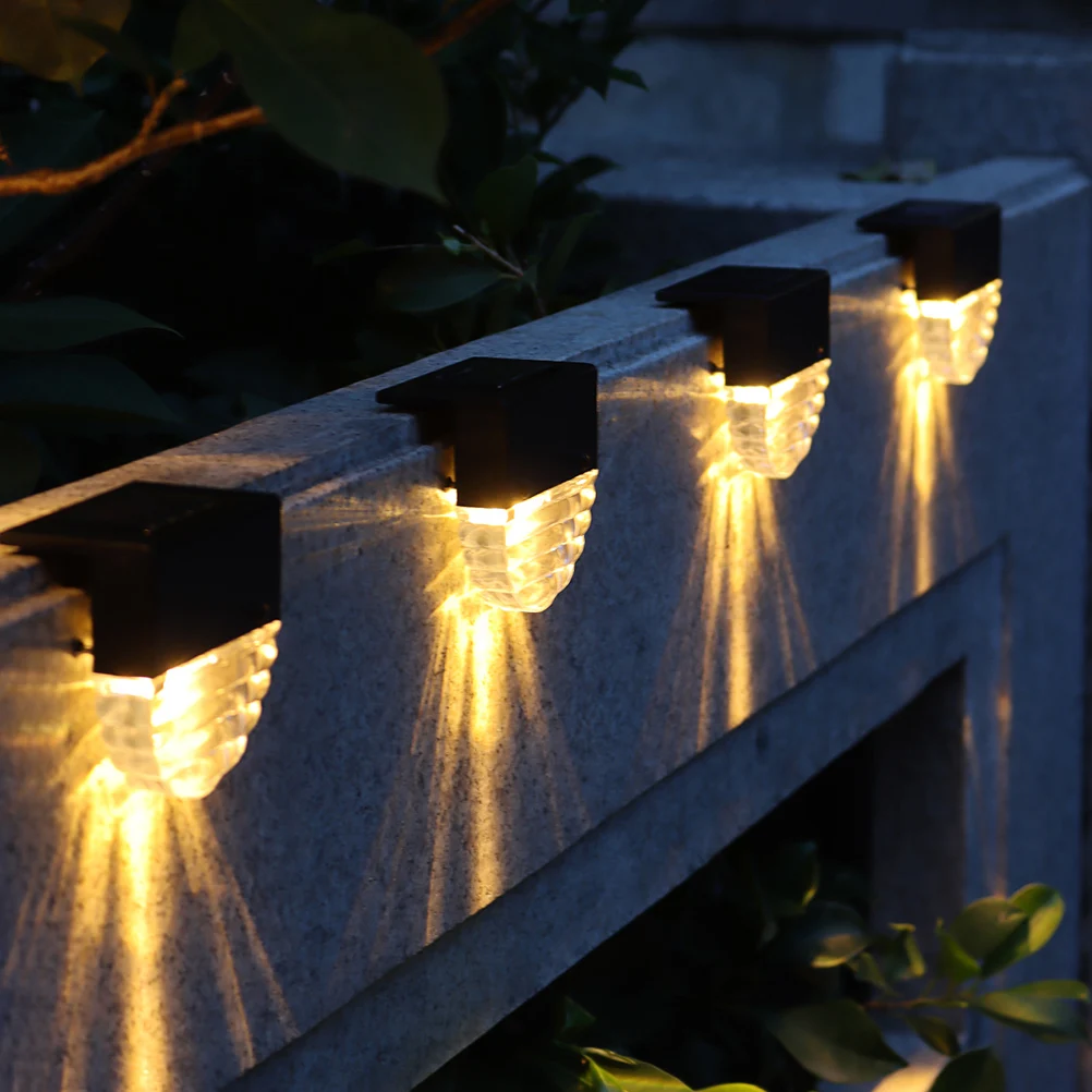 4 Solar Lights LED Ladder Courtyard Garden Decoration Light Waterproof Step Light Warm Light Color Change Landscape Fence Light
4 Solar Lights LED Ladder Courtyard Garden Decoration Light Waterproof Step Light Warm Light Color Change Landscape Fence Light