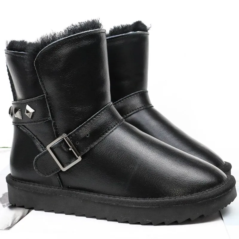 100% natural fur brand shoes women waterproof leather cowhide rivet snow boots women boots winter warm women boots
100% natural fur brand shoes women waterproof leather cowhide rivet snow boots women boots winter warm women boots