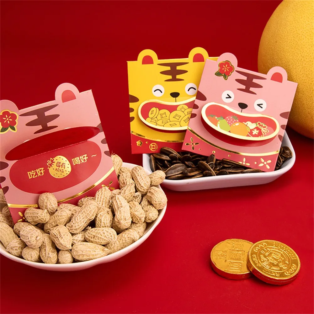 6pcs Chinese New Year Red Envelope Red Packet For Lucky Money 2022 Year Of The Tigers Traditional Lucky Packets
6pcs Chinese New Year Red Envelope Red Packet For Lucky Money 2022 Year Of The Tigers Traditional Lucky Packets