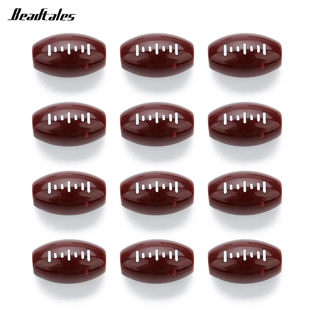 Beadtales 50pcs/lot Acrylic Sport Balls Beads Football Spacer Round Beads With 4mm Hole for DIY Charm Bracelets Jewelry Making
Beadtales 50pcs/lot Acrylic Sport Balls Beads Football Spacer Round Beads With 4mm Hole for DIY Charm Bracelets Jewelry Making