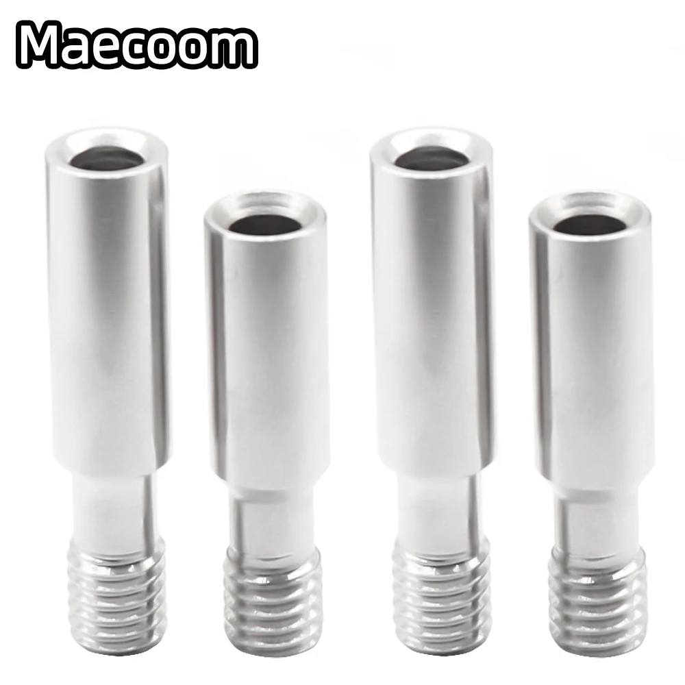2/4pcs All-Metal Heatbreak Throat MK8 Extruder Throat Tube M6 Screw 27/31mm Length for CR-10/Ender Series 3D Printer Hotend
2/4pcs All-Metal Heatbreak Throat MK8 Extruder Throat Tube M6 Screw 27/31mm Length for CR-10/Ender Series 3D Printer Hotend
