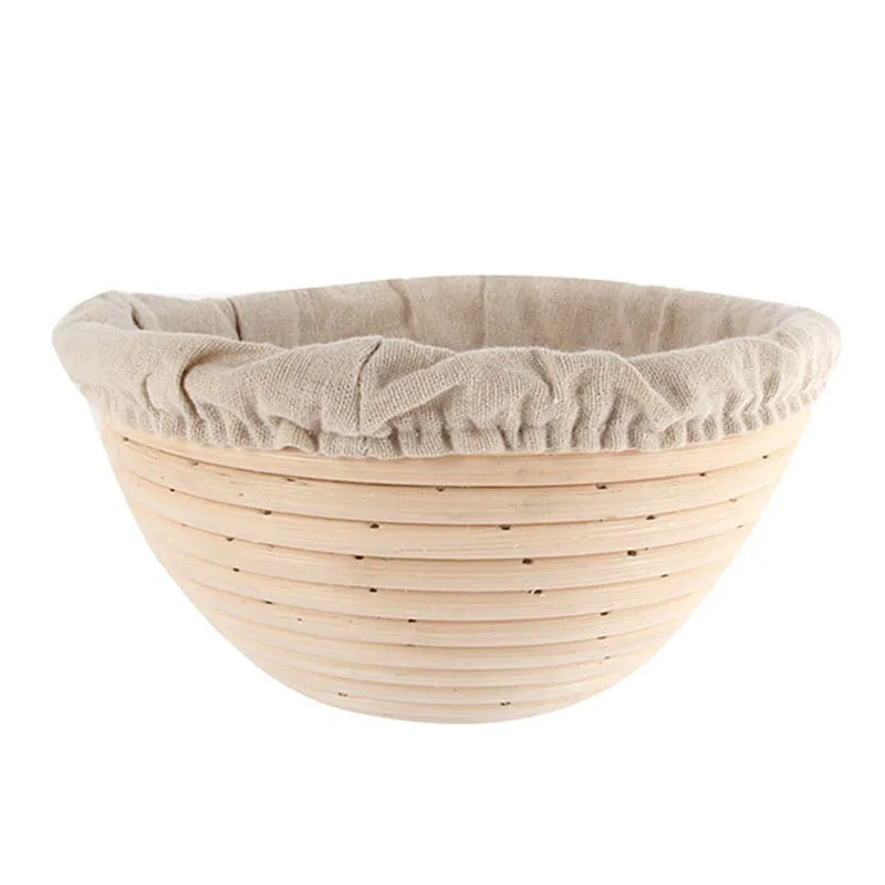Banneton Brotform Round Bread Fermented Basket Rattan Bowl Cloth Set Baking Tool
Banneton Brotform Round Bread Fermented Basket Rattan Bowl Cloth Set Baking Tool