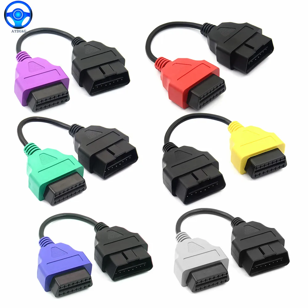 Профессиональный для FiatECUScan адаптер OBD OBD2 разъем ABS подушка безопасности obd2