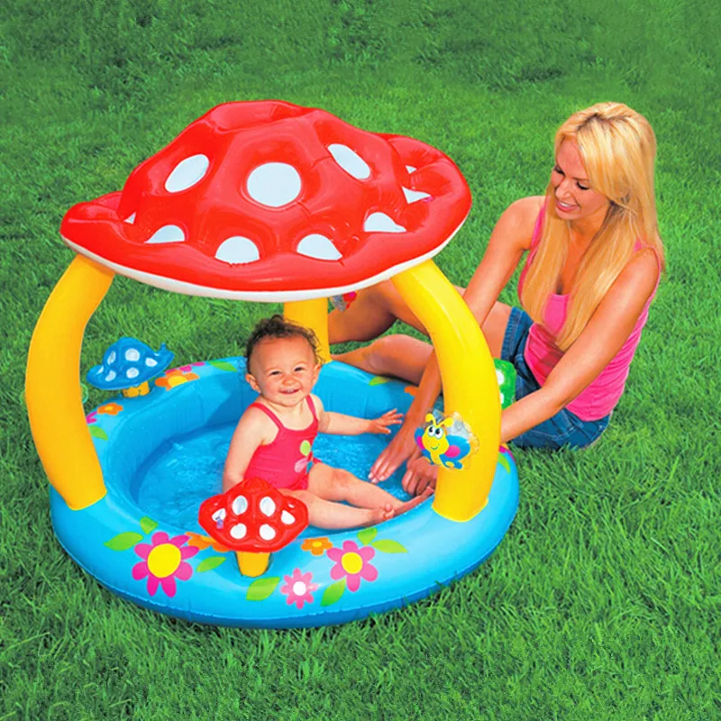 Children inflatable swimming pool with baby awning pool basin mushroom baby pool children water play pool
Children inflatable swimming pool with baby awning pool basin mushroom baby pool children water play pool