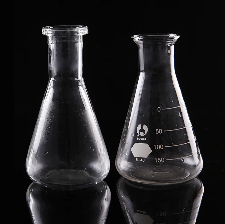 Glassware Wide Mouth Glass 500 ml Erlenmeyer Flask Manufacture
Glassware Wide Mouth Glass 500 ml Erlenmeyer Flask Manufacture