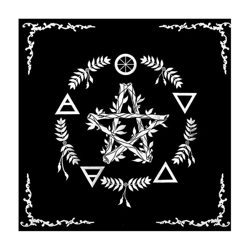 Astrology Table Mat 19.29in Square Table Cloth Tarot Card Table Pad Pentagram Altar Cloth Small No Deformation Soft Texture
Astrology Table Mat 19.29in Square Table Cloth Tarot Card Table Pad Pentagram Altar Cloth Small No Deformation Soft Texture