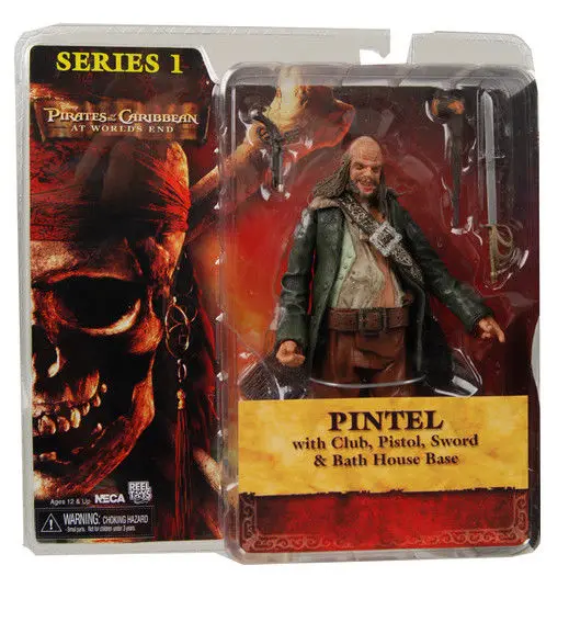 Classic Film Pirate Pintel with Club Pistol Sword and Base NECA Action Fgiure Caribbean Model Toys Collection
Classic Film Pirate Pintel with Club Pistol Sword and Base NECA Action Fgiure Caribbean Model Toys Collection