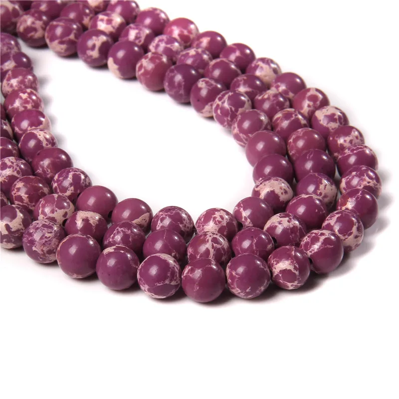 Natural Stone Sea Sediment Turquoise Imperial Jaspers Round Beads For DIY Jewelry Making Bracelets Necklace 15" Strand 6 8 10MM
Natural Stone Sea Sediment Turquoise Imperial Jaspers Round Beads For DIY Jewelry Making Bracelets Necklace 15" Strand 6 8 10MM