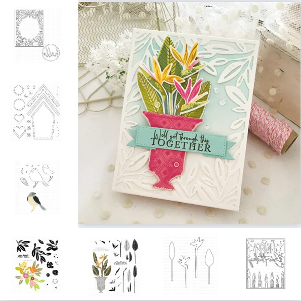Leaves Bird Flower PlantNew Metal Cutting Dies Stamps Scrapbook Diary Decoration Embossing Cut Dies Template DIY Greeting Card
Leaves Bird Flower PlantNew Metal Cutting Dies Stamps Scrapbook Diary Decoration Embossing Cut Dies Template DIY Greeting Card
