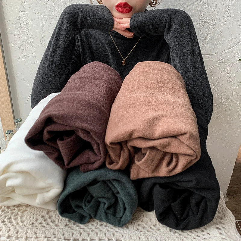 Self-Heating Double-Sided Dralon Warm Half Turtleneck Bottoming Shirt Female Autumn and Winter Western Style Inner Wear Plus
Self-Heating Double-Sided Dralon Warm Half Turtleneck Bottoming Shirt Female Autumn and Winter Western Style Inner Wear Plus
