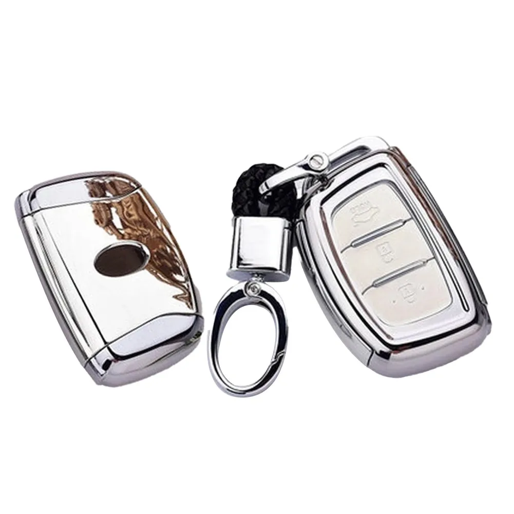 TPU Car Key Cover Protective Case W/Ring For Hyundai I10 I20 Tucson Elantra Santa With Beautiful Key Ring Car Key Protector
TPU Car Key Cover Protective Case W/Ring For Hyundai I10 I20 Tucson Elantra Santa With Beautiful Key Ring Car Key Protector
