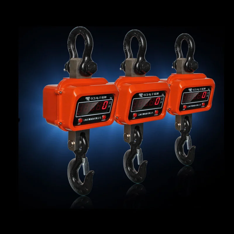 2T 3T 5T 10T Electronic Hanging Scale Direct View Digital Hook Crane Anti-overload All-steel Aluminum Alloy Case Hanging Scale
2T 3T 5T 10T Electronic Hanging Scale Direct View Digital Hook Crane Anti-overload All-steel Aluminum Alloy Case Hanging Scale