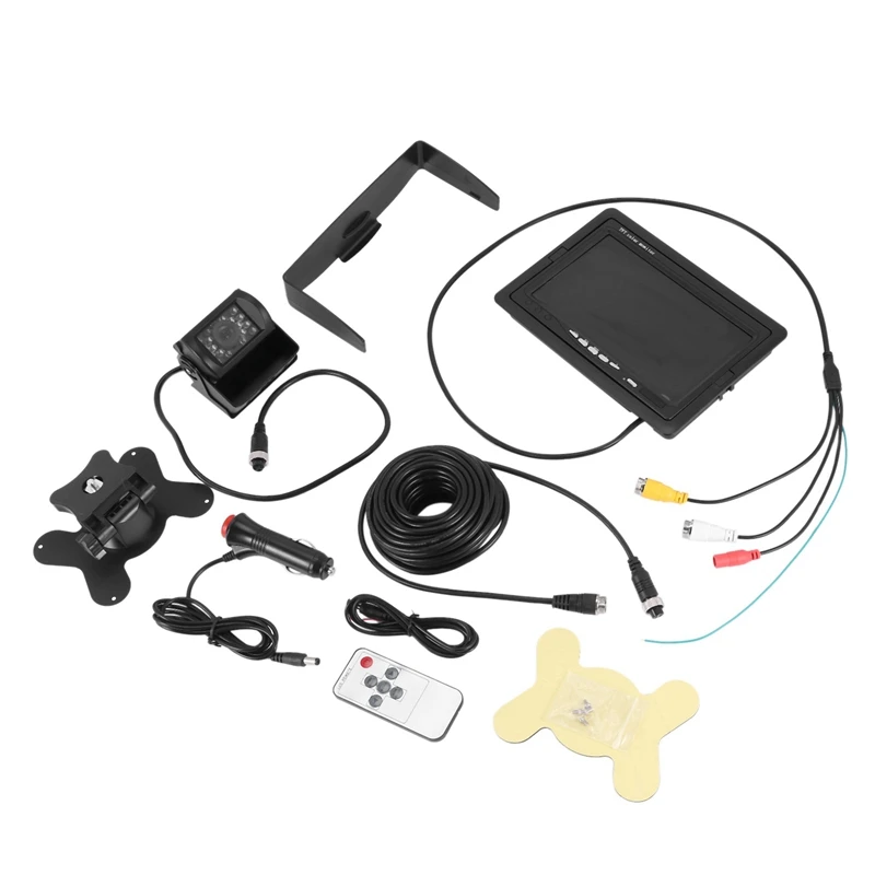 Backup Camera Kit, 7 inch Lcd Rear View Monitor With Ip67 Waterproof Night Visible Back Up Rearview Reverse Cam For Trucks, Rvs,
Backup Camera Kit, 7 inch Lcd Rear View Monitor With Ip67 Waterproof Night Visible Back Up Rearview Reverse Cam For Trucks, Rvs,