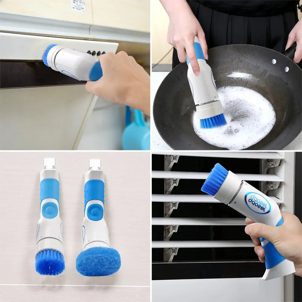 Handheld Electric Cleaning Brush Kitchen Cleaning Tool Bathroom Cleaner Household Goods Water Proof Oil Fume Stain Cleaning Tool
Handheld Electric Cleaning Brush Kitchen Cleaning Tool Bathroom Cleaner Household Goods Water Proof Oil Fume Stain Cleaning Tool
