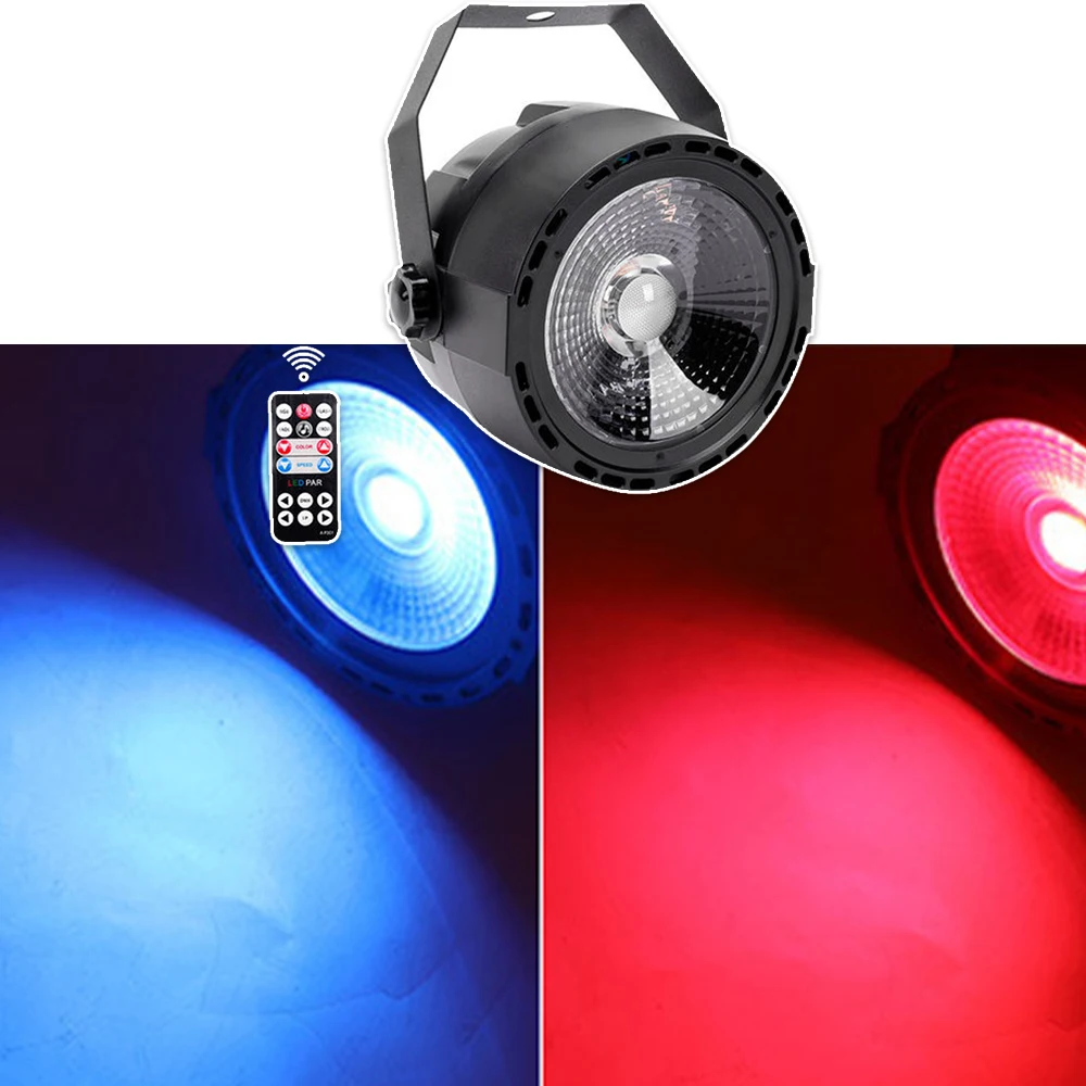 

20W LED Par Light COB RGB 3IN1 DJ Disco DMX512 Led Beam Wash Strobe Light Flash Lamp Stage Effect Lighting Mini Bar Party Light