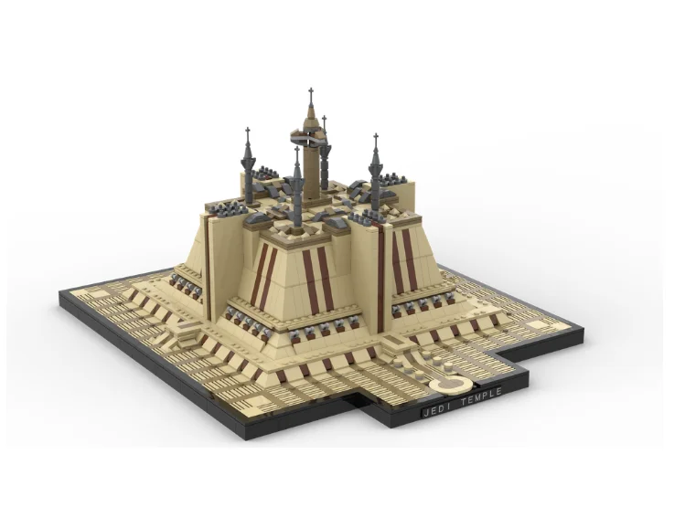 Technology Star building block Clone War series DIY assembly children's toy birthday gift model MOC of Coruscant Temple
Technology Star building block Clone War series DIY assembly children's toy birthday gift model MOC of Coruscant Temple