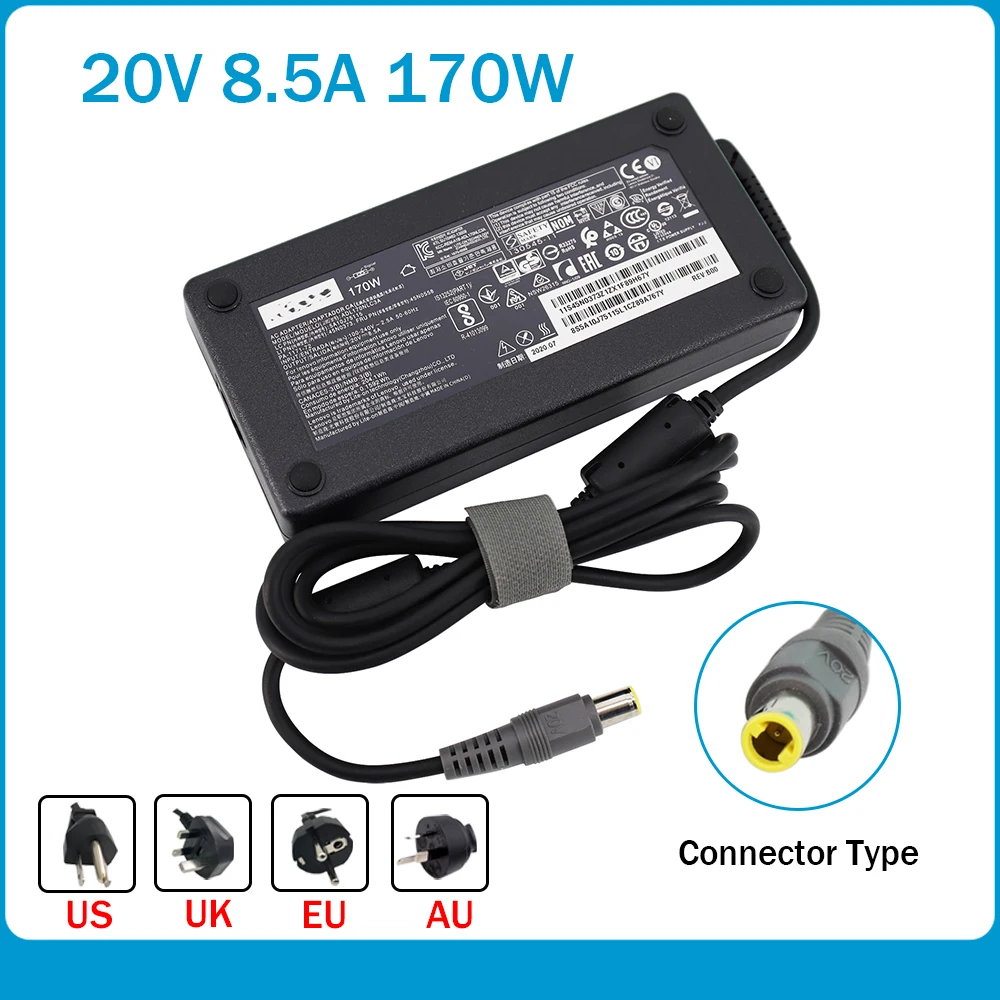 170W 20V 8.5A AC Adapter Charger for Lenovo Yoga 45N0375 4X20E50574 PA-1171-71 ADL170NLC3A, 4X20E50582 For Lenovo W530 W520
170W 20V 8.5A AC Adapter Charger for Lenovo Yoga 45N0375 4X20E50574 PA-1171-71 ADL170NLC3A, 4X20E50582 For Lenovo W530 W520