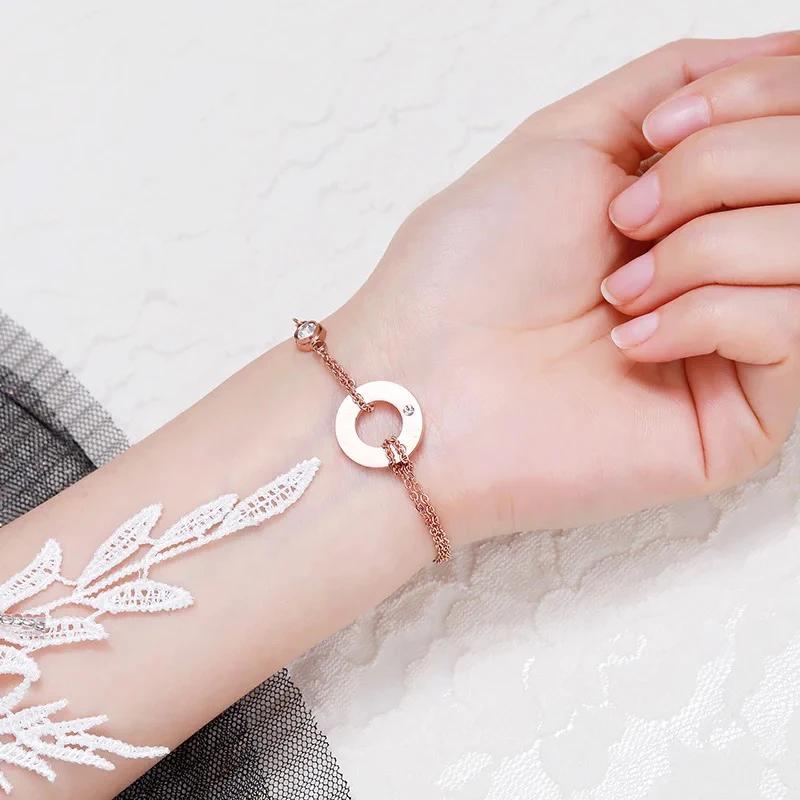 Original Brand Jewelry Crystal Titanium Steel Not Allergic Bracelet Festival Girlfriend Gift Love Bracelet
Original Brand Jewelry Crystal Titanium Steel Not Allergic Bracelet Festival Girlfriend Gift Love Bracelet
