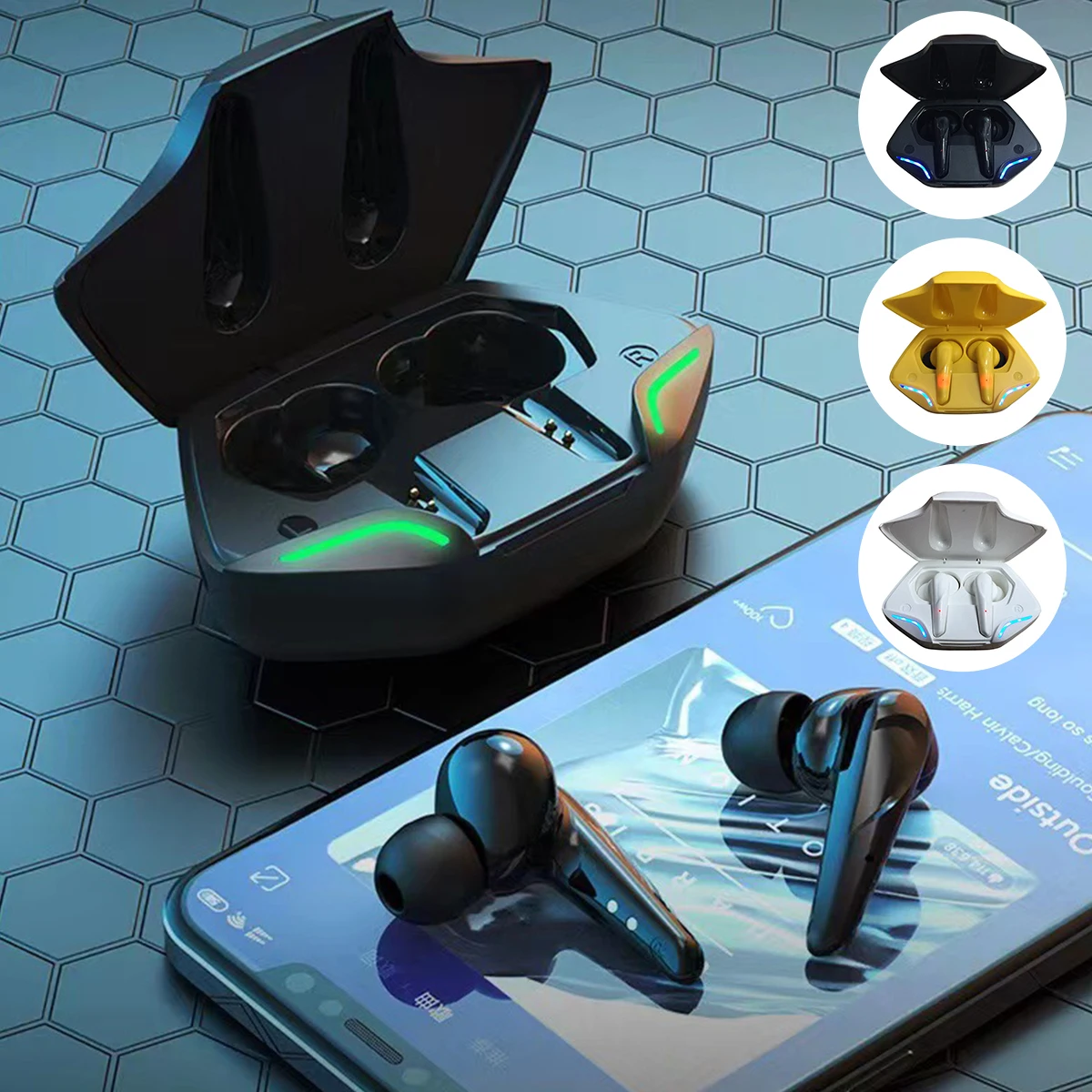 Беспроводные наушники с зарядным чехлом 250 мАч, наушники-вкладыши Bluetooth5.1, игровые наушники-вкладыши, Hi-Fi стерео гарнитура с объемным звуком
Беспроводные наушники с зарядным чехлом 250 мАч, наушники-вкладыши Bluetooth5.1, игровые наушники-вкладыши, Hi-Fi стерео гарнитура с объемным звуком
