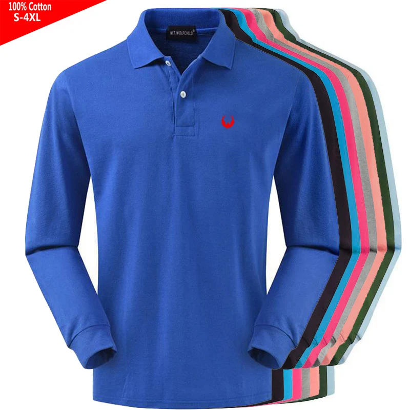 100% Cotton High Quality Mens Long Sleeve Polos Shirts Embroidery-Logo Casual Brand Polos Homme Fashion Clothes Lapel Male Tops
100% Cotton High Quality Mens Long Sleeve Polos Shirts Embroidery-Logo Casual Brand Polos Homme Fashion Clothes Lapel Male Tops