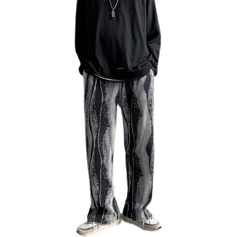 Summer Pleated Pants Men's Fashion Retro Tie-dye Pants Men Streetwear Loose Hip-hop Straight Wide-leg Pants Mens Trousers S-2XL 
Summer Pleated Pants Men's Fashion Retro Tie-dye Pants Men Streetwear Loose Hip-hop Straight Wide-leg Pants Mens Trousers S-2XL